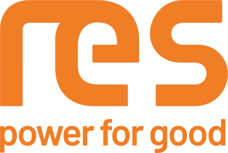 RES Logo with power for good